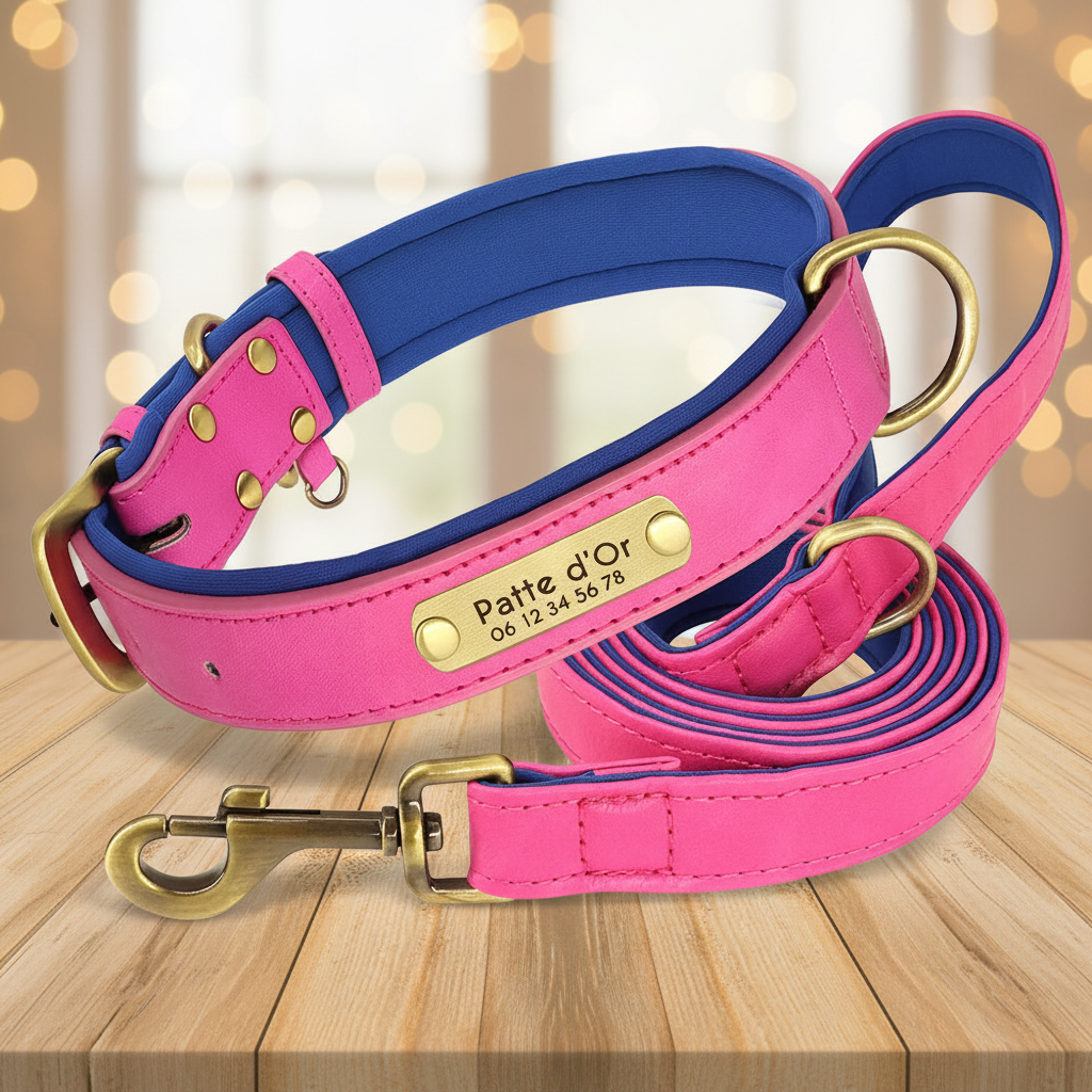 Ensemble rose foncé Patte d'Or