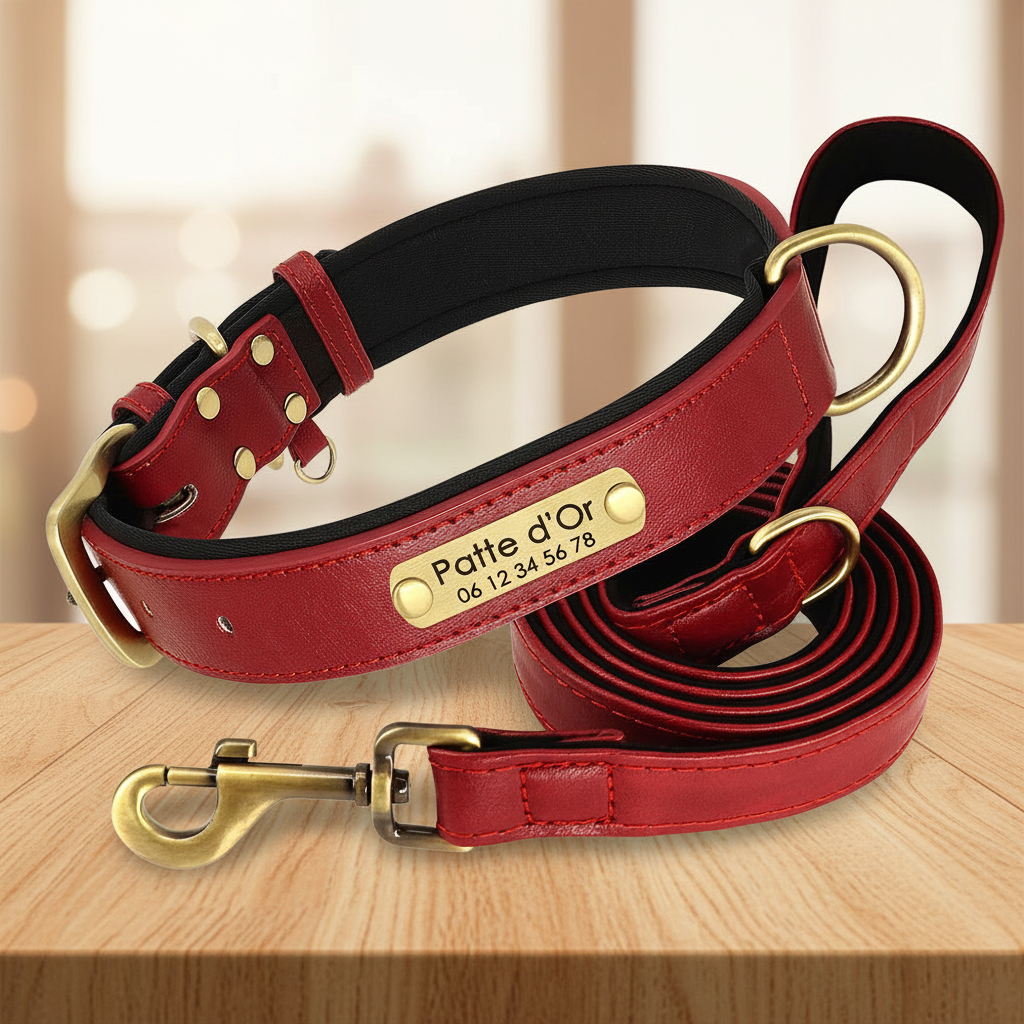 Ensemble rouge Patte d'Or